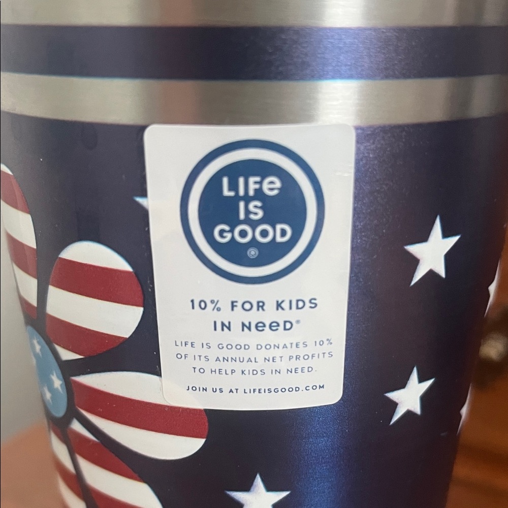 Tervis Patriotic Flower Tumbler with Stars - Picture 2 of 3